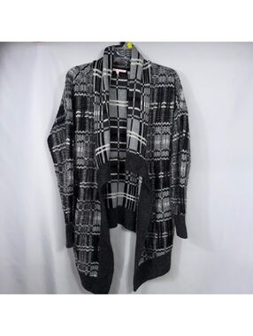Victoria’s Secret Plaid Wool Blend Cardigan Small